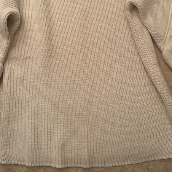 Tory Burch Ashley Ruffled Bell Sleeves Pullover Cream Sweater Size XS - Picture 7 of 13